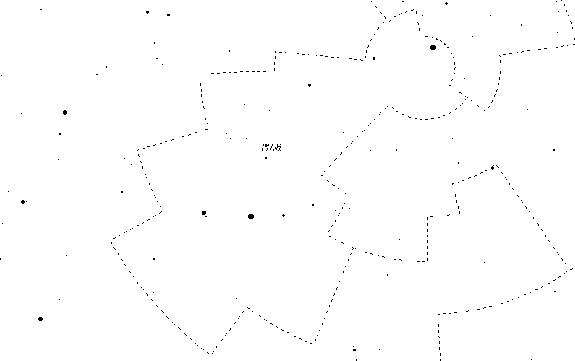 Созвездие большой медведицы схема по точкам